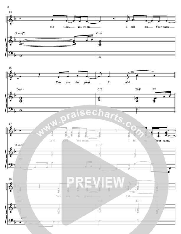 I Am Medley Lead & Piano (Ken Reynolds)