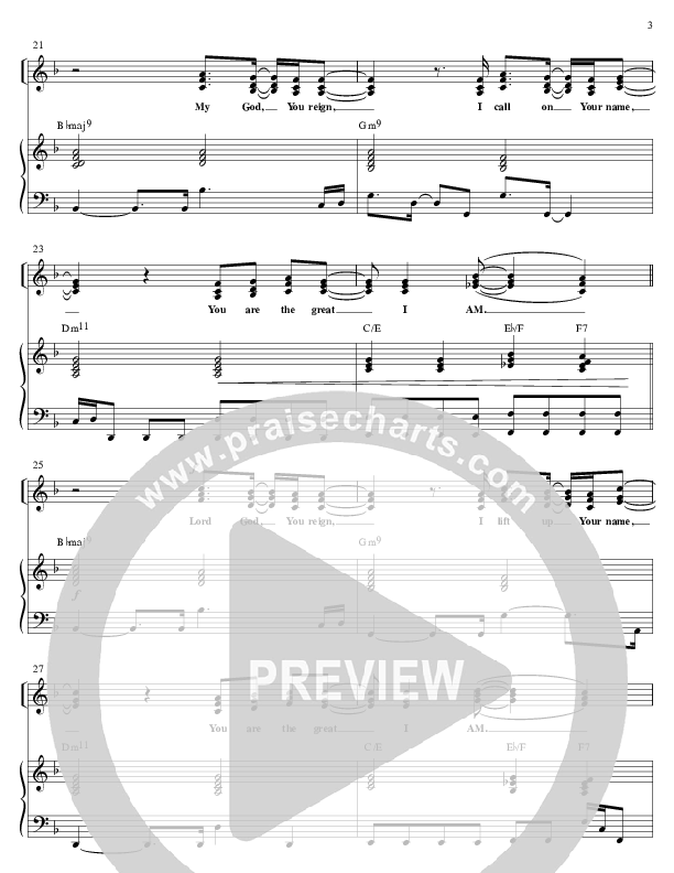 I Am Medley Lead & Piano (Ken Reynolds)