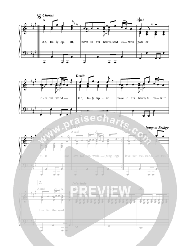 The Sending (Live) Lead Sheet (SAT) (Leeland)