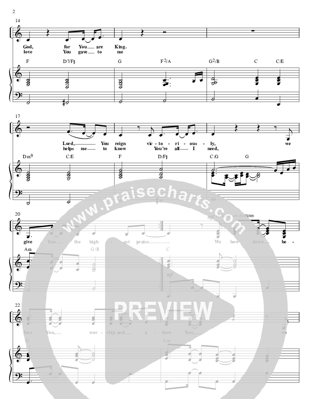 Highest Praise Piano/Vocal & Lead (Ken Reynolds)