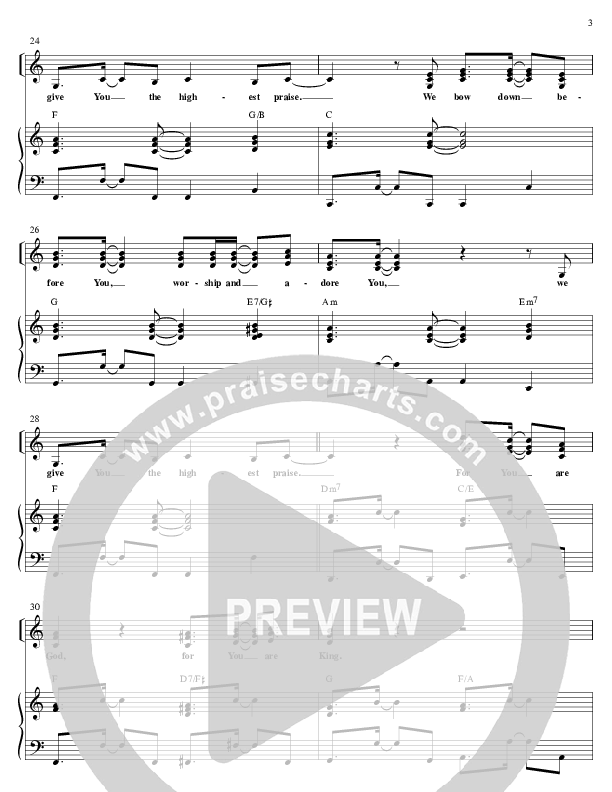 Highest Praise Piano/Vocal & Lead (Ken Reynolds)