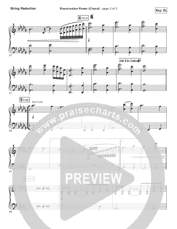 Resurrection Power (Choral Anthem SATB) Synth Strings (Chris Tomlin / Arr. Luke Gambill)
