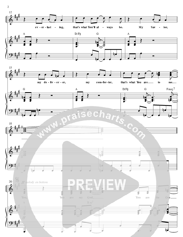 You Are My God Piano/Vocal (Ken Reynolds)