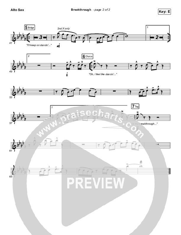 Breakthrough Alto Sax (The Belonging Co / Hope Darst)