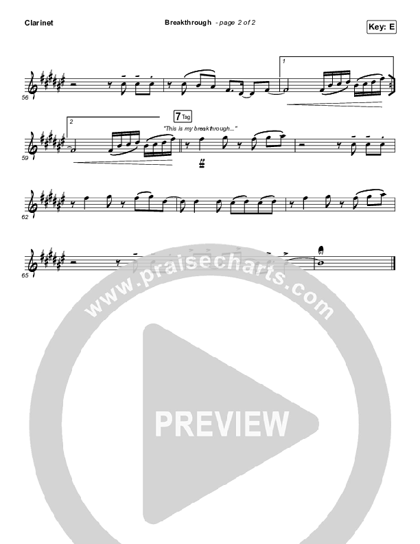 Breakthrough Clarinet (The Belonging Co / Hope Darst)