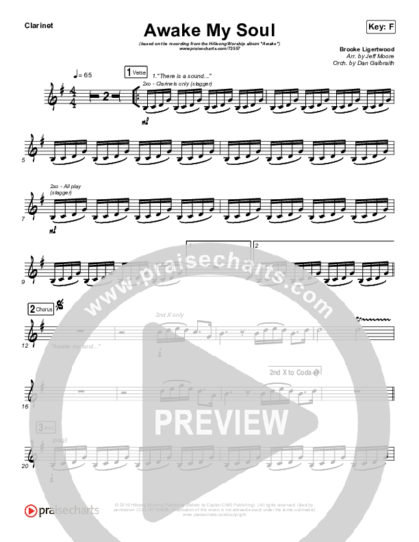 Awake My Soul Wind Pack (Hillsong Worship)