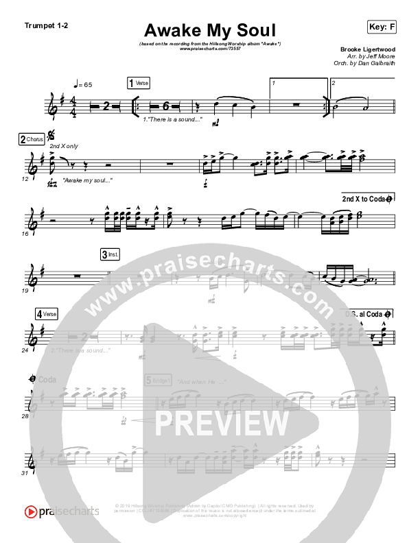 Awake My Soul Brass Pack (Hillsong Worship)