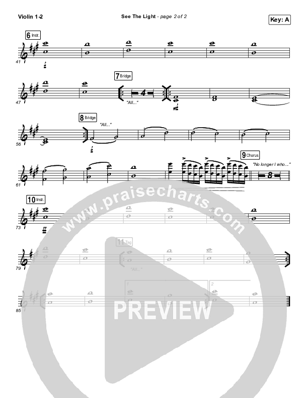 See The Light Sheet Music PDF (Hillsong Worship) - PraiseCharts