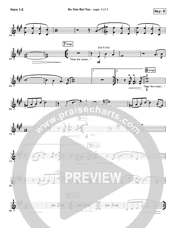 No One But You Brass Pack (Hillsong Worship)