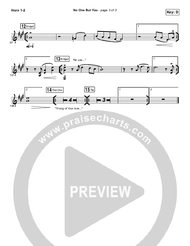 No One But You Brass Pack (Hillsong Worship)