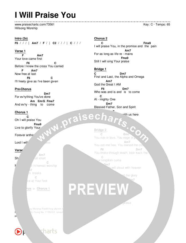 Praise Worship Charts