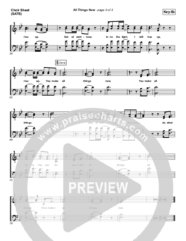 All Things New Choir Vocals (SATB) (Big Daddy Weave)