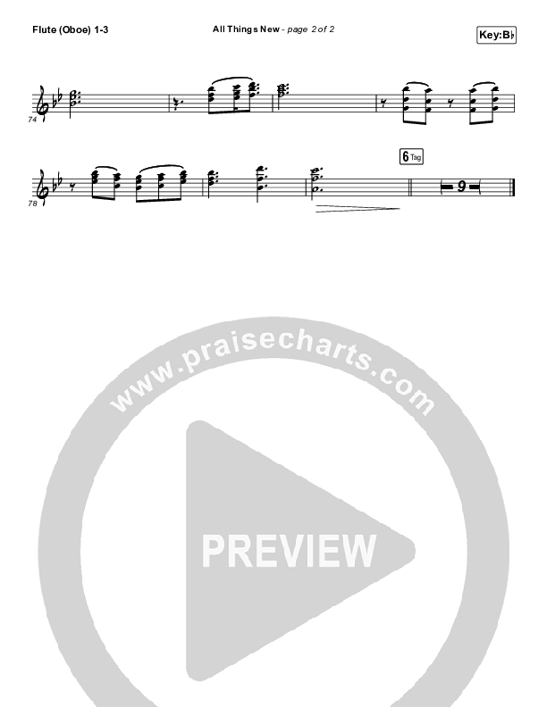 All Things New Flute/Oboe 1/2/3 (Big Daddy Weave)