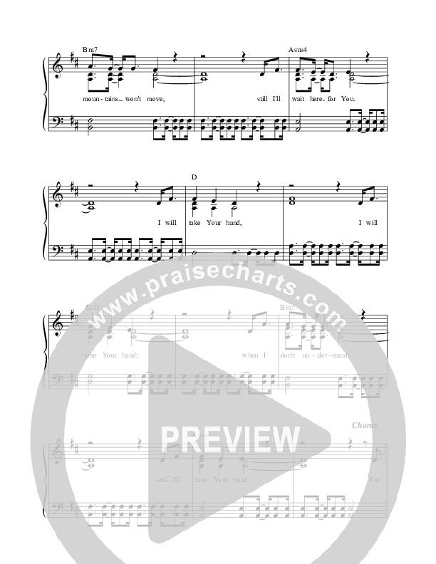 Wait For You (Live) Choir Sheet (SATB) (Leeland)