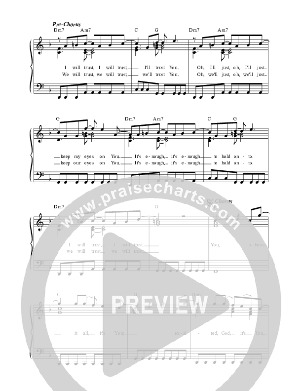 Above It All (Live) Lead Sheet (Leeland)