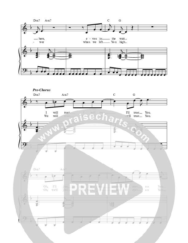 Above It All (Live) Piano/Vocal (Leeland)