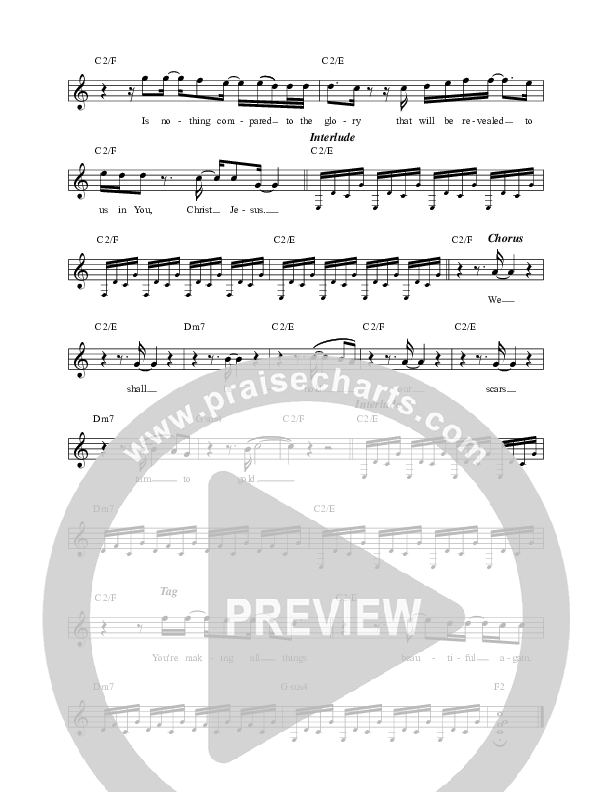 Gold (Spontaneous) (Live) Choir Sheet (SATB) (Leeland)