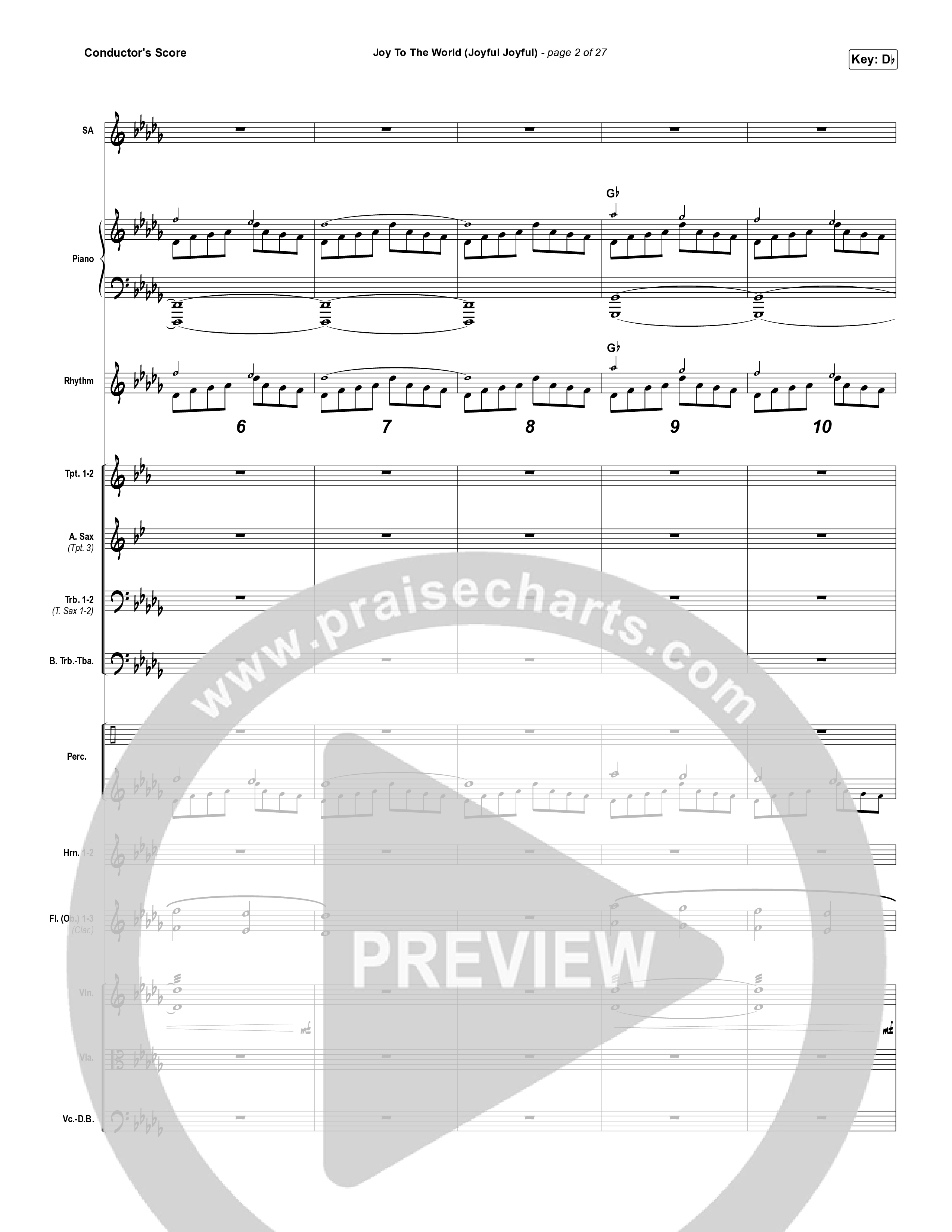 Joy To The World (Joyful Joyful) Orchestration (Phil Wickham)