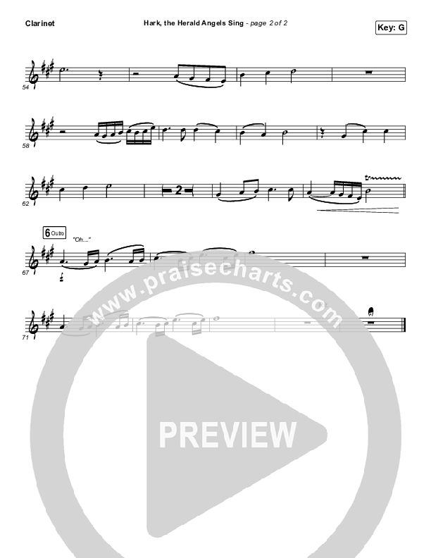 Hark The Herald Angels Sing Clarinet (Phil Wickham)