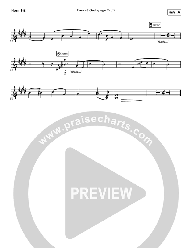 Face Of God Brass Pack (Phil Wickham)