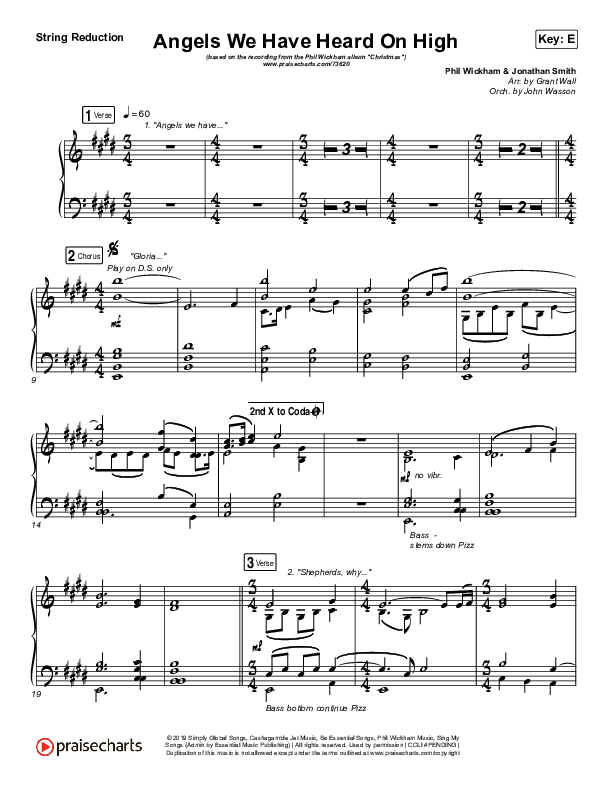 Angels We Have Heard On High Synth Strings (Phil Wickham)