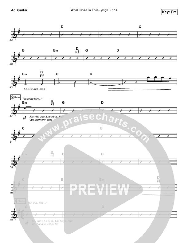 What Child Is This Acoustic Guitar (Phil Wickham)