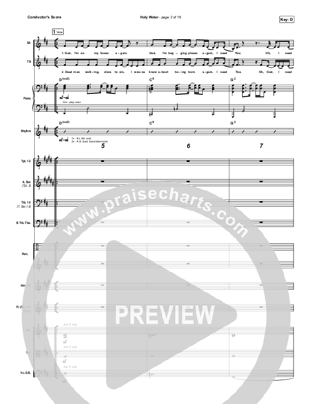 Holy Water Orchestration (We The Kingdom)