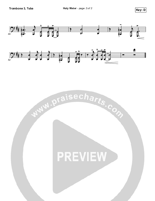 Holy Water Trombone 3/Tuba (We The Kingdom)