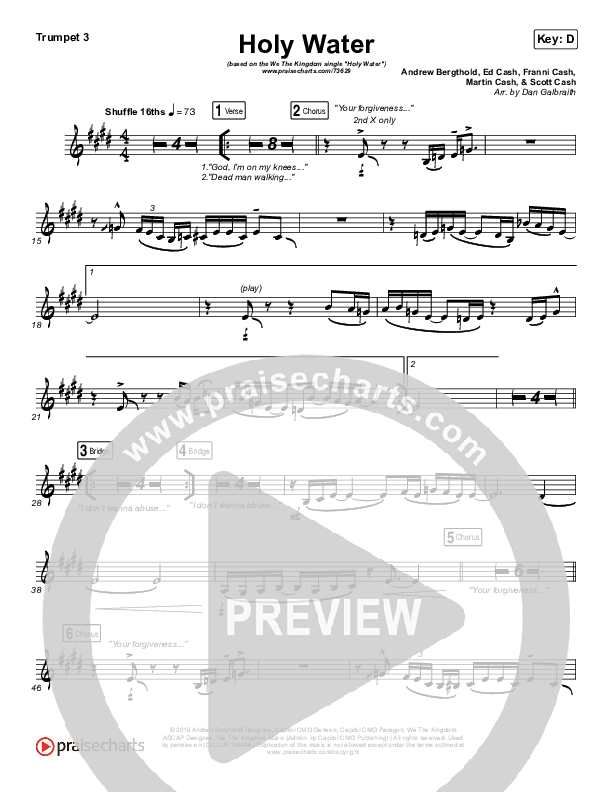 Holy Water Trumpet 3 (We The Kingdom)