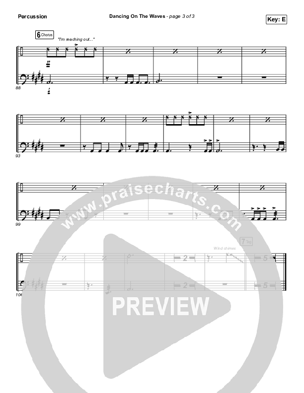 Dancing On The Waves (Live) Percussion (We The Kingdom)