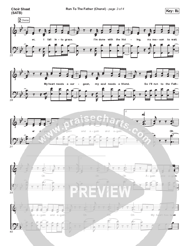 Run To The Father (Choral Anthem SATB) Choir Vocals (SATB) (Cody Carnes / Arr. Luke Gambill)