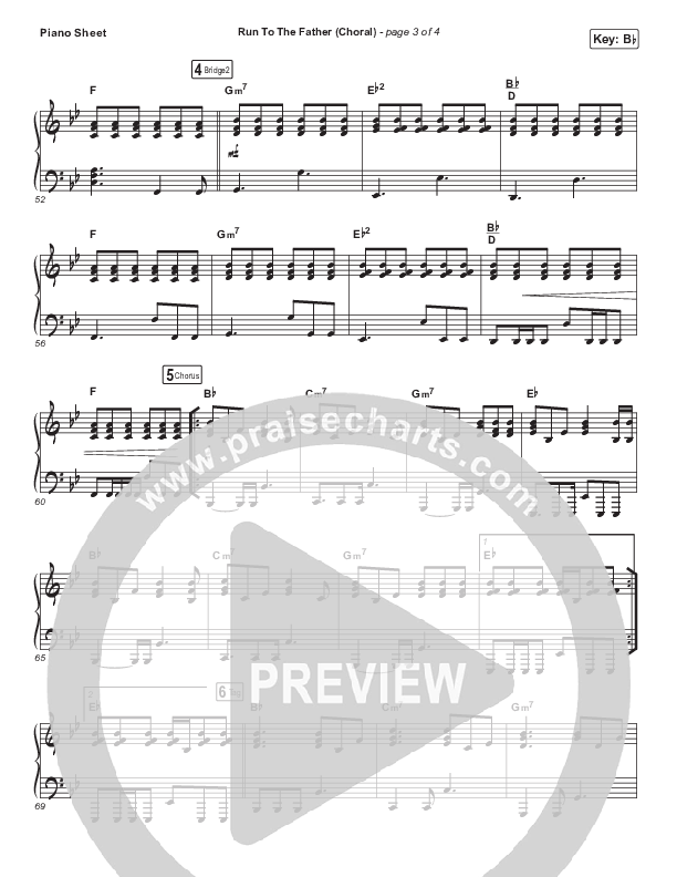 Run To The Father (Choral Anthem SATB) Piano Sheet (Cody Carnes / Arr. Luke Gambill)