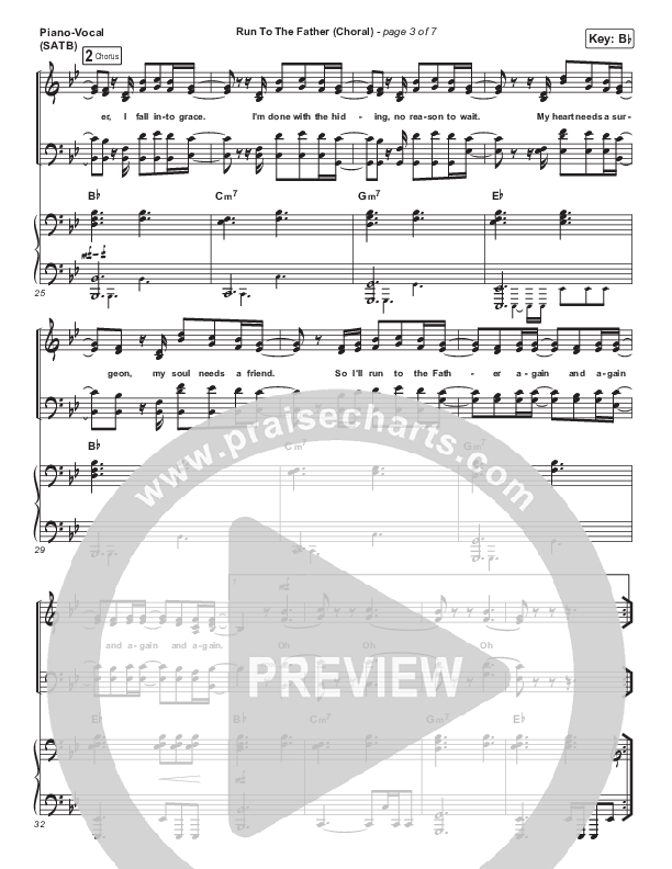 Run To The Father (Choral Anthem SATB) Piano/Vocal Pack (Cody Carnes / Arr. Luke Gambill)