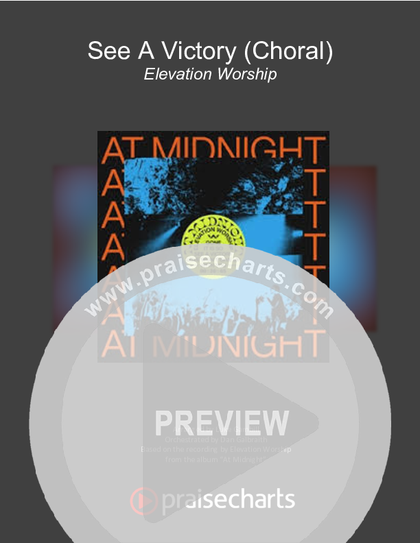 See A Victory (Choral) Orchestration (PraiseCharts Choral / Elevation Worship / Arr. Luke Gambill)