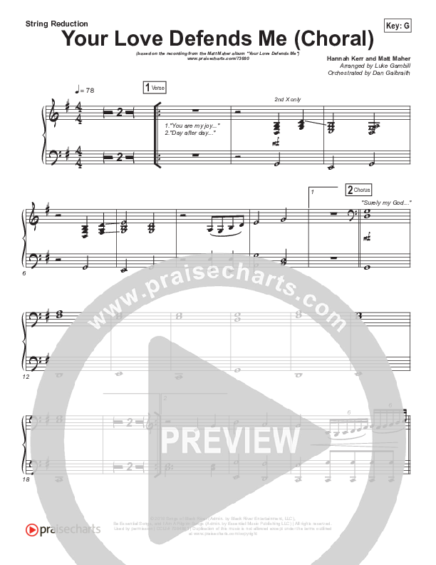Your Love Defends Me (Choral Anthem SATB) Synth Strings (Matt Maher / Arr. Luke Gambill)