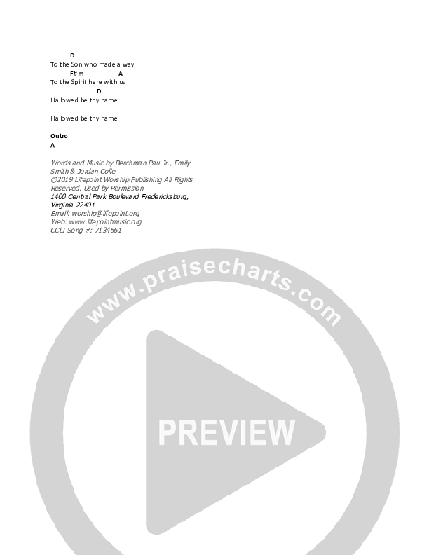 From The Start Chords & Lyrics (Lifepoint Worship)