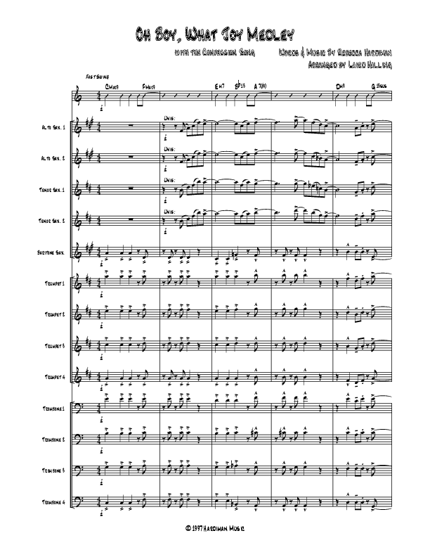 Oh Boy What Joy Orchestration (Rebecca Hardiman)