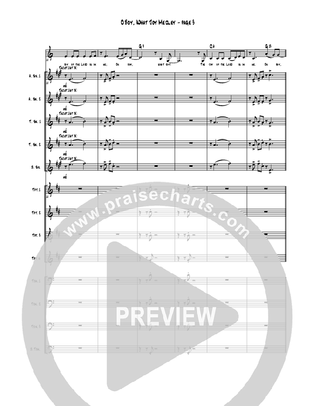 Oh Boy What Joy Conductor's Score (Rebecca Hardiman)