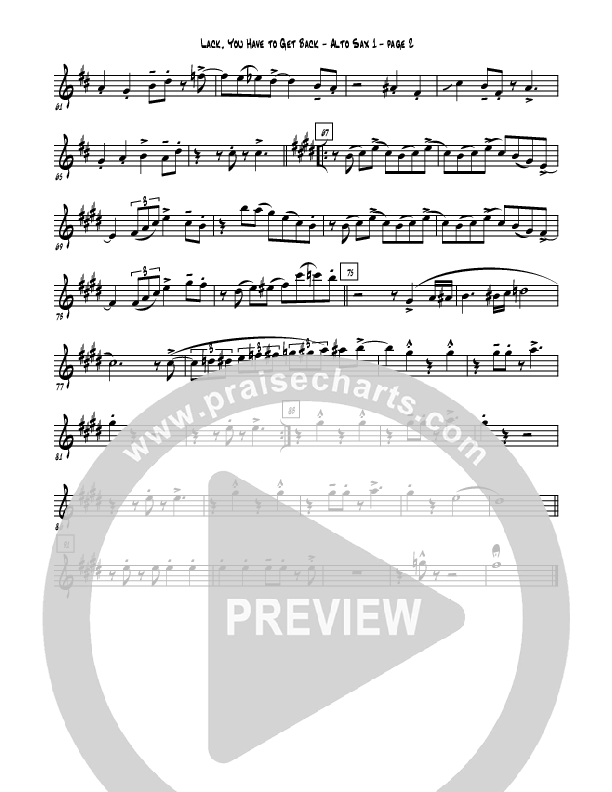 Lack You Have To Get Back Alto Sax 1/2 (Rebecca Hardiman)