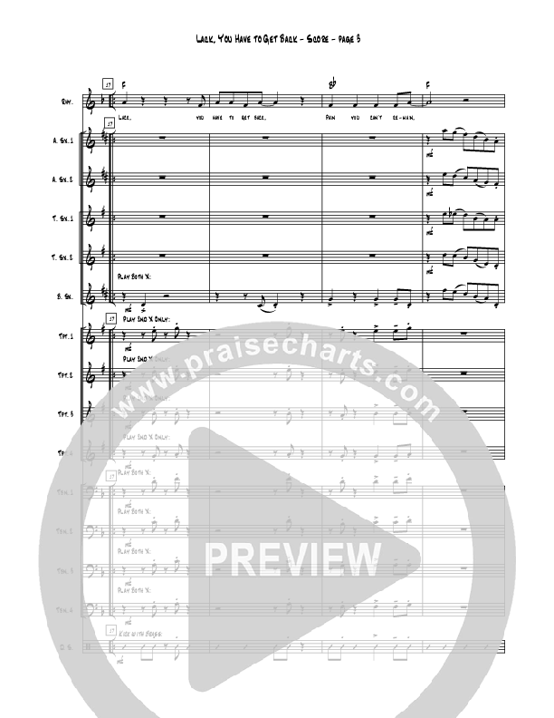 Lack You Have To Get Back Orchestration (Rebecca Hardiman)