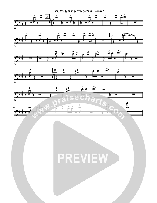 Lack You Have To Get Back Trombone 1 (Rebecca Hardiman)