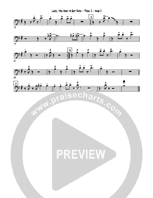 Lack You Have To Get Back Trombone 2 (Rebecca Hardiman)