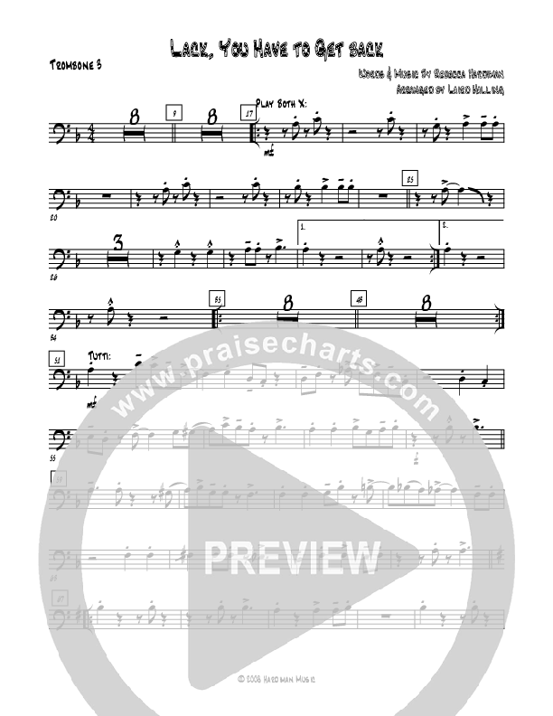 Lack You Have To Get Back Trombone 3 (Rebecca Hardiman)