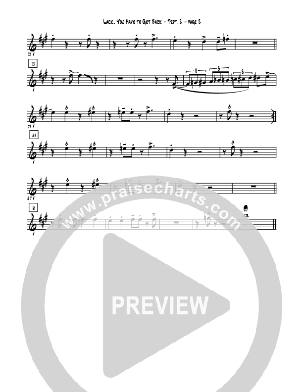 Lack You Have To Get Back Trumpet 2 (Rebecca Hardiman)