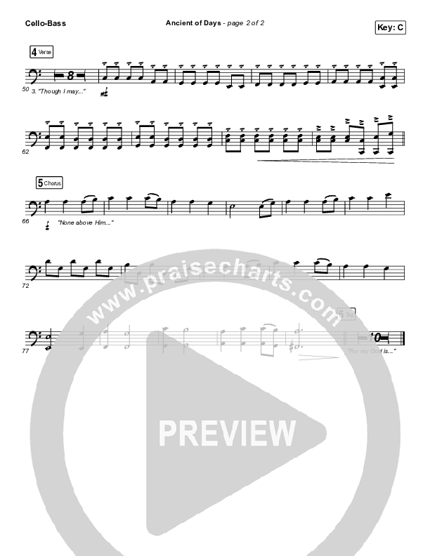 Ancient Of Days Cello/Bass (CityAlight)