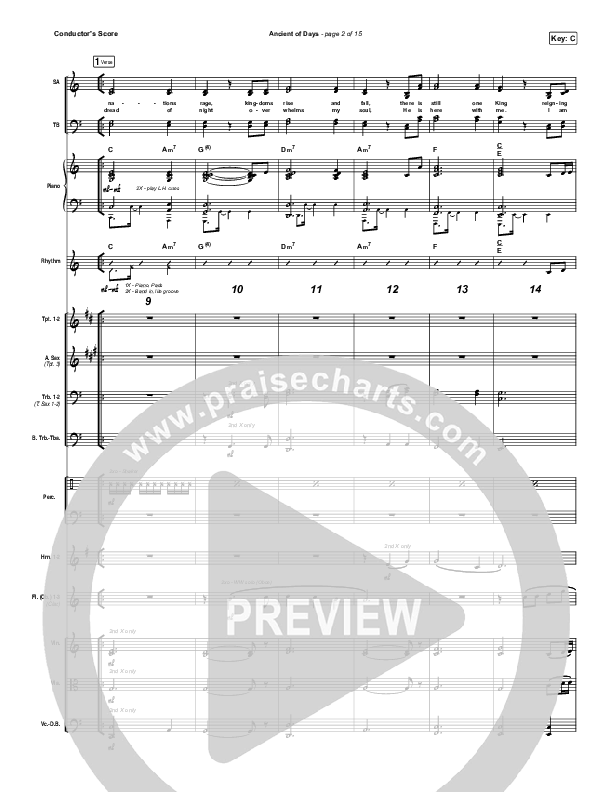 Ancient Of Days Conductor's Score (CityAlight)