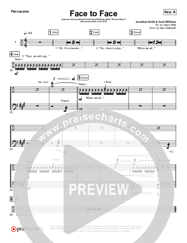 Face To Face Percussion (Zach Williams)