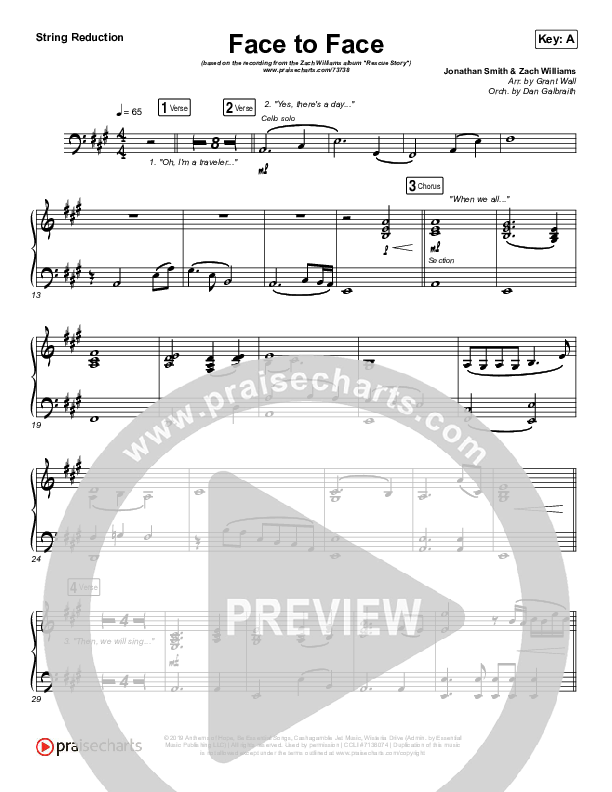 Face To Face String Pack (Zach Williams)