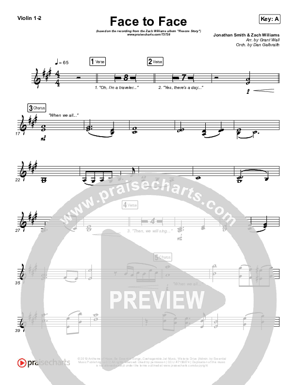 Face To Face String Pack (Zach Williams)