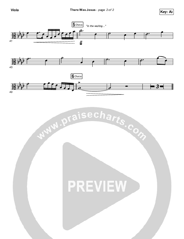 There Was Jesus Viola (Zach Williams / Dolly Parton)